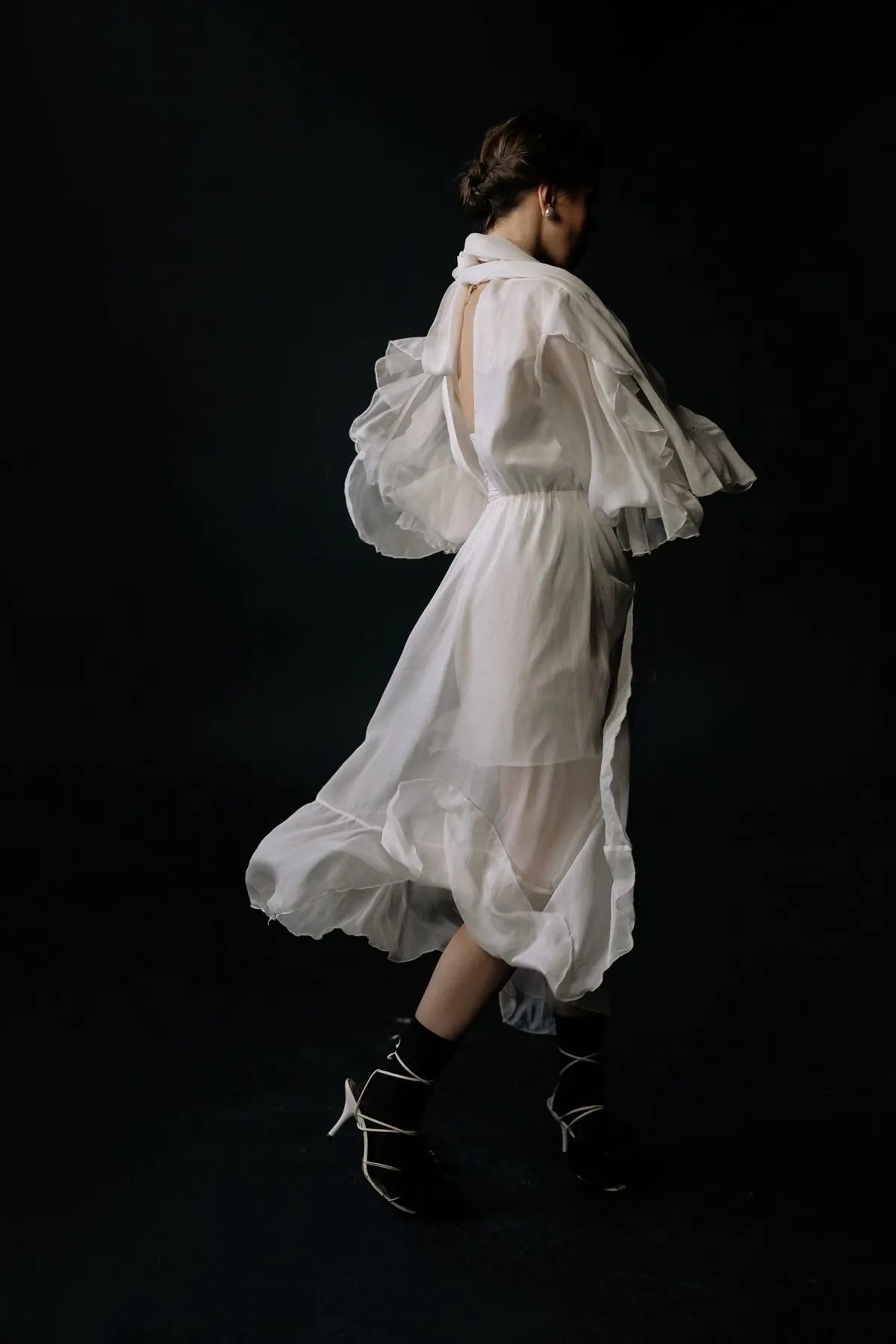Kleid in Bewegung